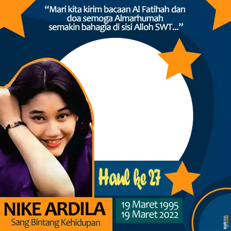 Mengenang 27 Tahun Wafatnya Sang Bintang Kehidupan (Nike Ardila)