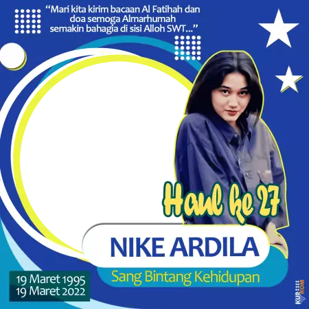 Mengenang 27 Tahun Wafatnya Sang Bintang Kehidupan (Nike Ardila)