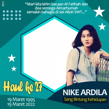 Mengenang 27 Tahun Wafatnya Sang Bintang Kehidupan (Nike Ardila)