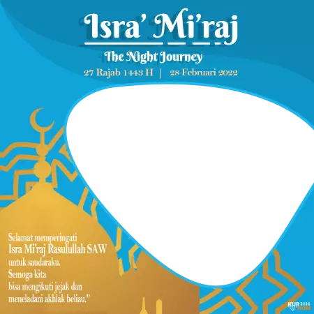 Selamat Memperingati Isra Miraj 1443 Hijriah