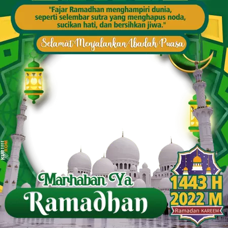 Twibbon Tema Puasa Ramadhan 1443 Hijriah 3