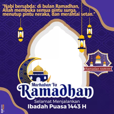 Twibbon Tema Puasa Ramadhan 1443 Hijriah 4