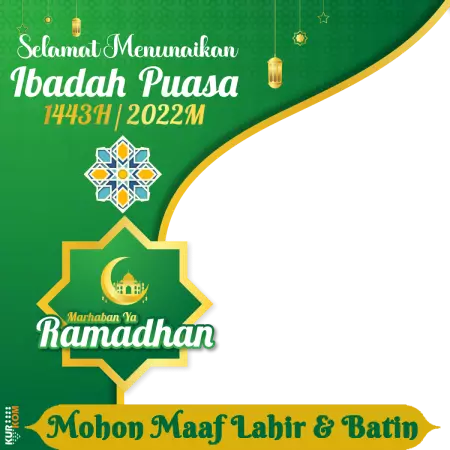 Twibbon Tema Puasa Ramadhan 1443 Hijriah 5