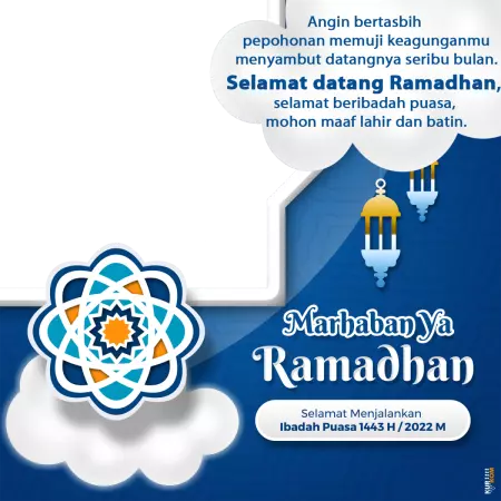 Twibbon Tema Puasa Ramadhan 1443 Hijriah/2022 M