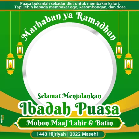 Twibbon Ramadhan 2022 Bernuansa Hongkong dan Taiwan