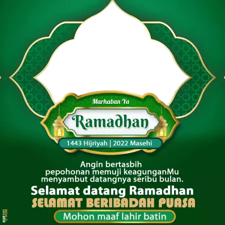 Twibbon Ramadhan 2022 Bernuansa Hongkong dan Taiwan