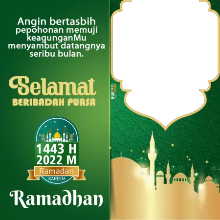 Twibbon Ramadhan 2022 Bernuansa Hongkong dan Taiwan