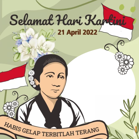 Twibbon Bertema Hari Kartini 2022