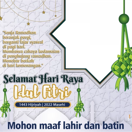 Twibbon Hari Raya Idul Fitri 2022 Simple (01)