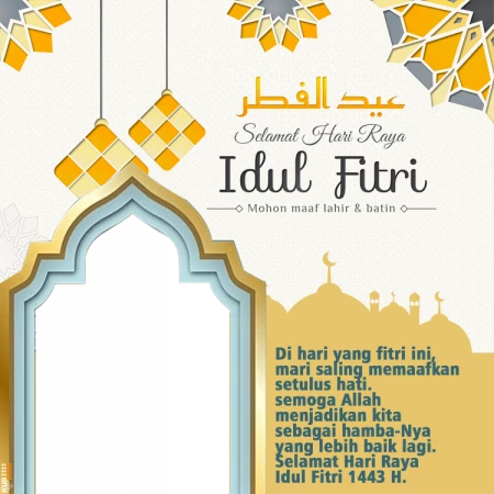 Twibbon Idul Fitri 2022 (01 Syawal 1443 Hijriyah)
