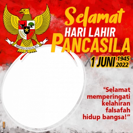 Twibbon Hari Lahir Pancasila 2022