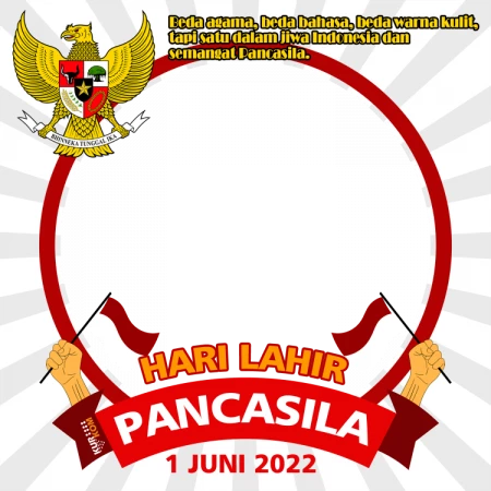 Twibbon Bertema Hari Lahir Pancasila 2022
