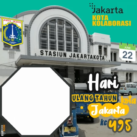 Twibbon HUT DKI Jakarta Ke-495 Tahun