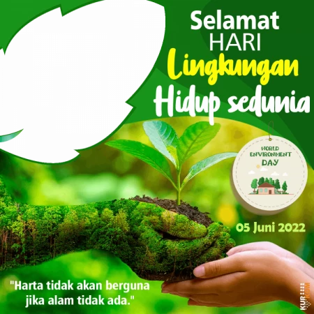 Twibbon Hari Lingkungan Hidup Sedunia Tahun 2022