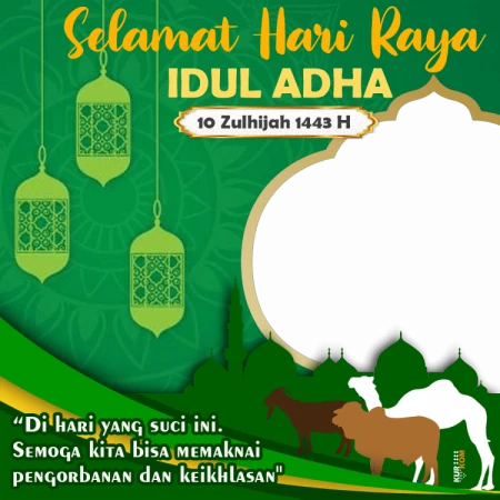 Twibbon Hari Raya Idul Adha 1443 H/2022 M