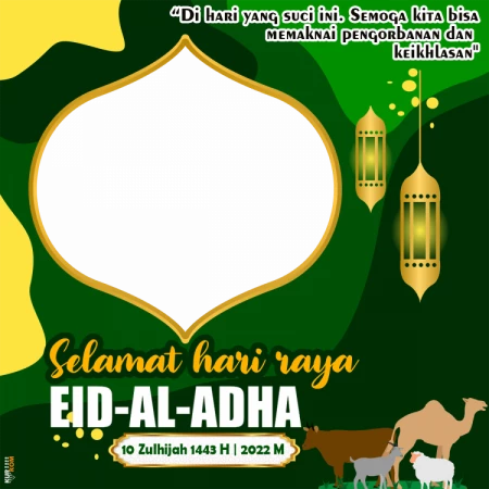 Twibbon Hari Raya Idul Adha 1443 H/2022 M