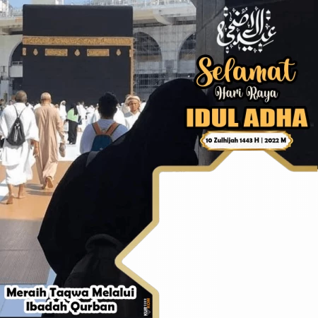 Twibbon Idul Adha 1443 H/2022 M Edisi Mekah