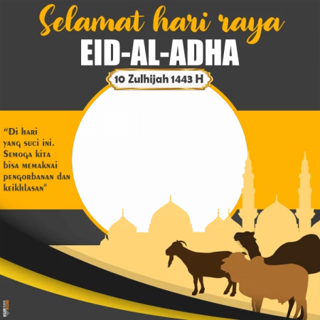 Twibbon Hari Raya Idul Adha 1443 H/2022 M