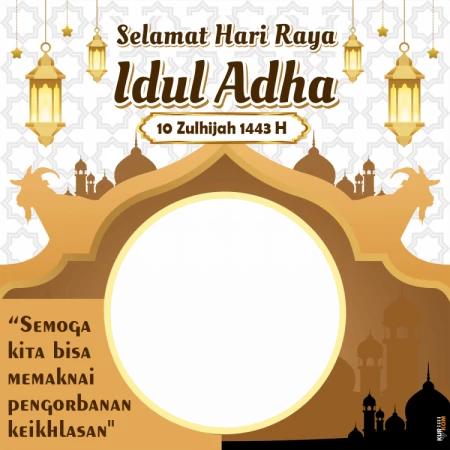 Twibbon Hari Raya Idul Adha 1443 H/2022 M