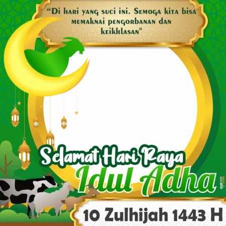 Twibbon Hari Raya Idul Adha 1443 H/2022 M