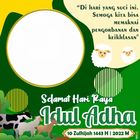 Twibbon Hari Raya Idul Adha 1443 H/2022 M