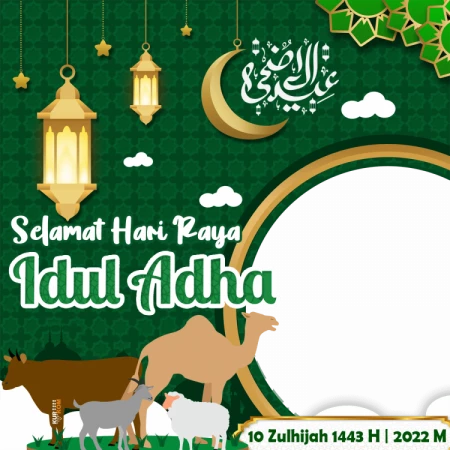 Twibbon Hari Raya Idul Adha 1443 H/2022 M