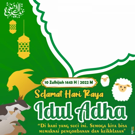 Twibbon Hari Raya Idul Adha 1443 H/2022 M