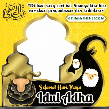 Twibbon Hari Raya Idul Adha 1443 H/2022 M