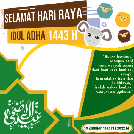 Twibbon Hari Raya Idul Adha 1443 H/2022 M