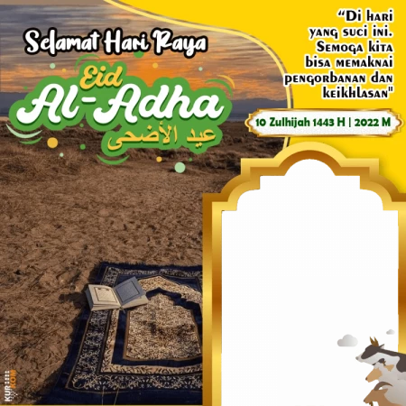 Twibbon Hari Raya Idul Adha 1443 H/2022 M