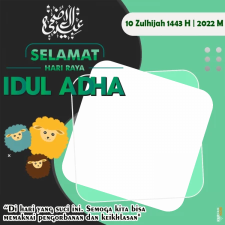 Twibbon Hari Raya Idul Adha 1443 H/2022 M