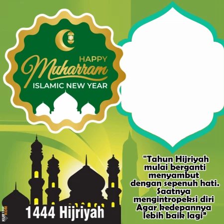 Twibbon Tahun Baru Islam 1444 Hijriyah 