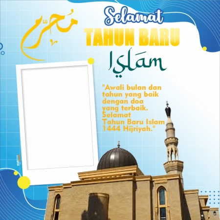 Twibbon Tahun Baru Islam 1444 Hijriyah 