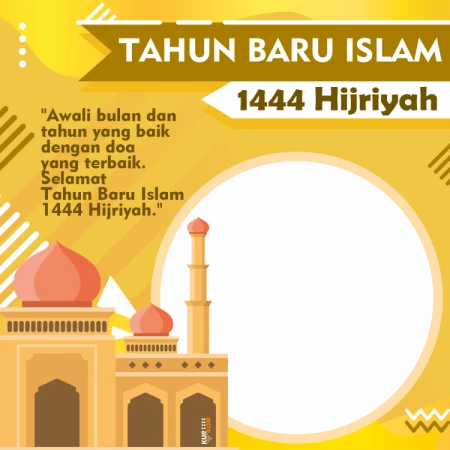 Twibbon Tahun Baru Islam 1444 Hijriyah 