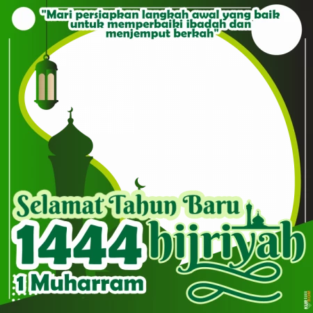 Twibbon Tahun Baru Islam 1444 Hijriyah 