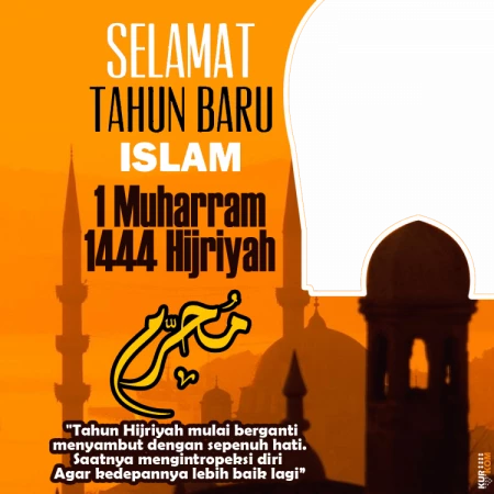 Twibbon Tahun Baru Islam 1444 Hijriyah 