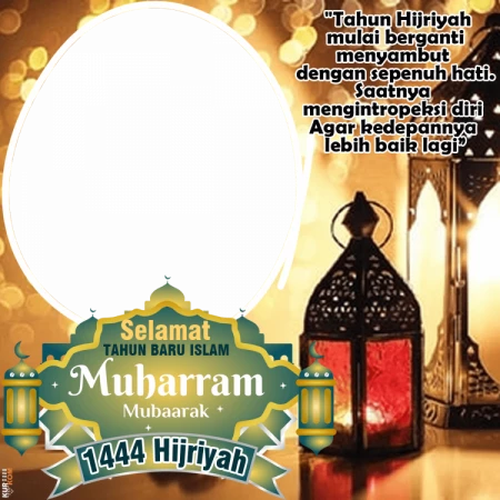 Twibbon Tahun Baru Islam 1444 Hijriyah 