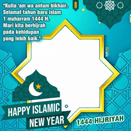 Twibbon Tahun Baru Islam 1444 Hijriyah 