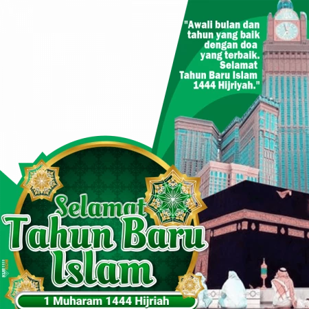 Twibbon Tahun Baru Islam 1444 Hijriyah Latar Mekah 