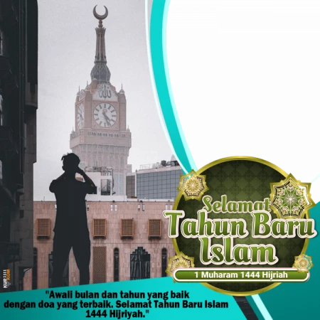 Twibbon Tahun Baru Islam Adzan