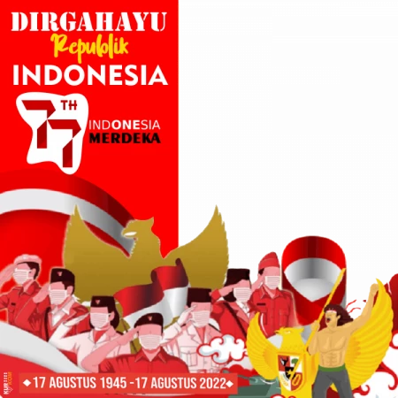 Twibbon Hari Kemerdekaan RI Ke-77 Tahun 