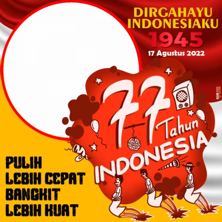 Twibbon Hari Kemerdekaan RI Ke-77 Tahun 