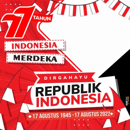 Twibbon Hari Kemerdekaan RI Ke-77 Tahun 