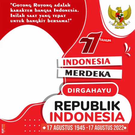 Twibbon Hari Kemerdekaan RI Ke-77 Tahun 