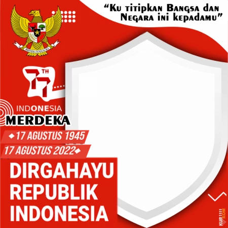 Twibbon Hari Kemerdekaan RI Ke-77 Tahun 