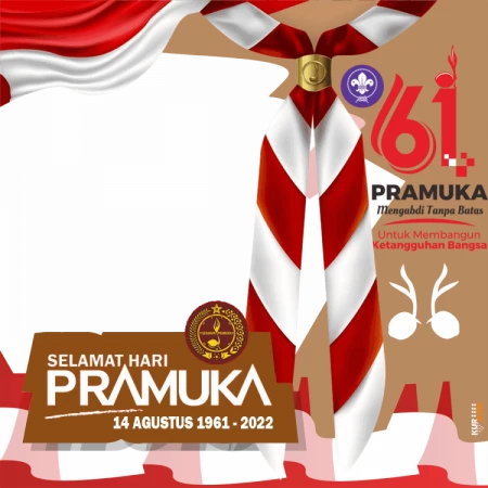 Twibbon Hari Pramuka 14 Agustus