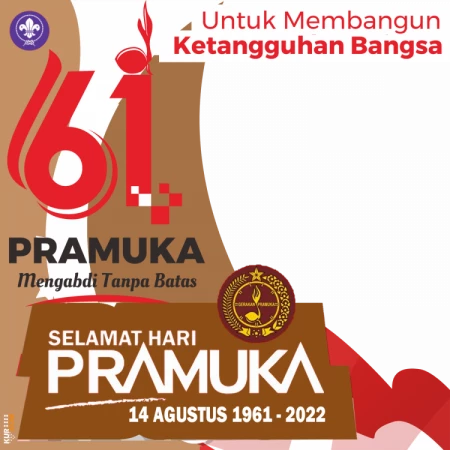 Twibbon Hari Pramuka 14 Agustus