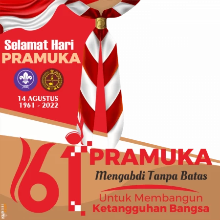 Twibbon Hari Pramuka 14 Agustus