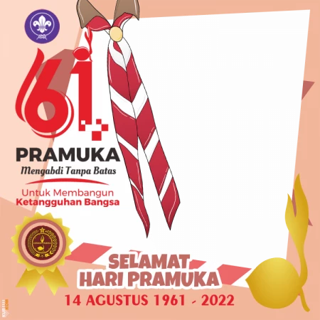 Twibbon Hari Pramuka 14 Agustus