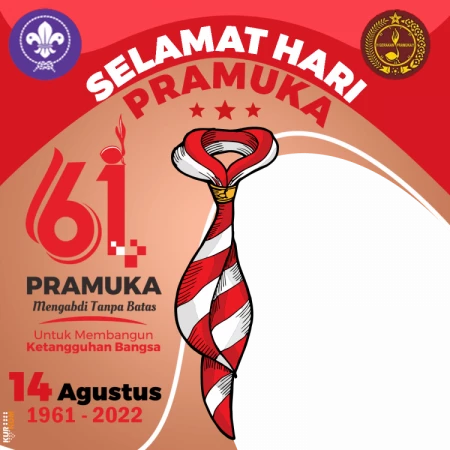 Twibbon Hari Pramuka 14 Agustus